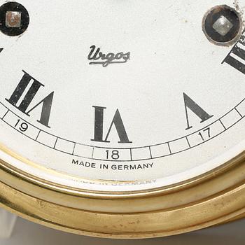 A ships clock from Urgos in Germany, 20th century.