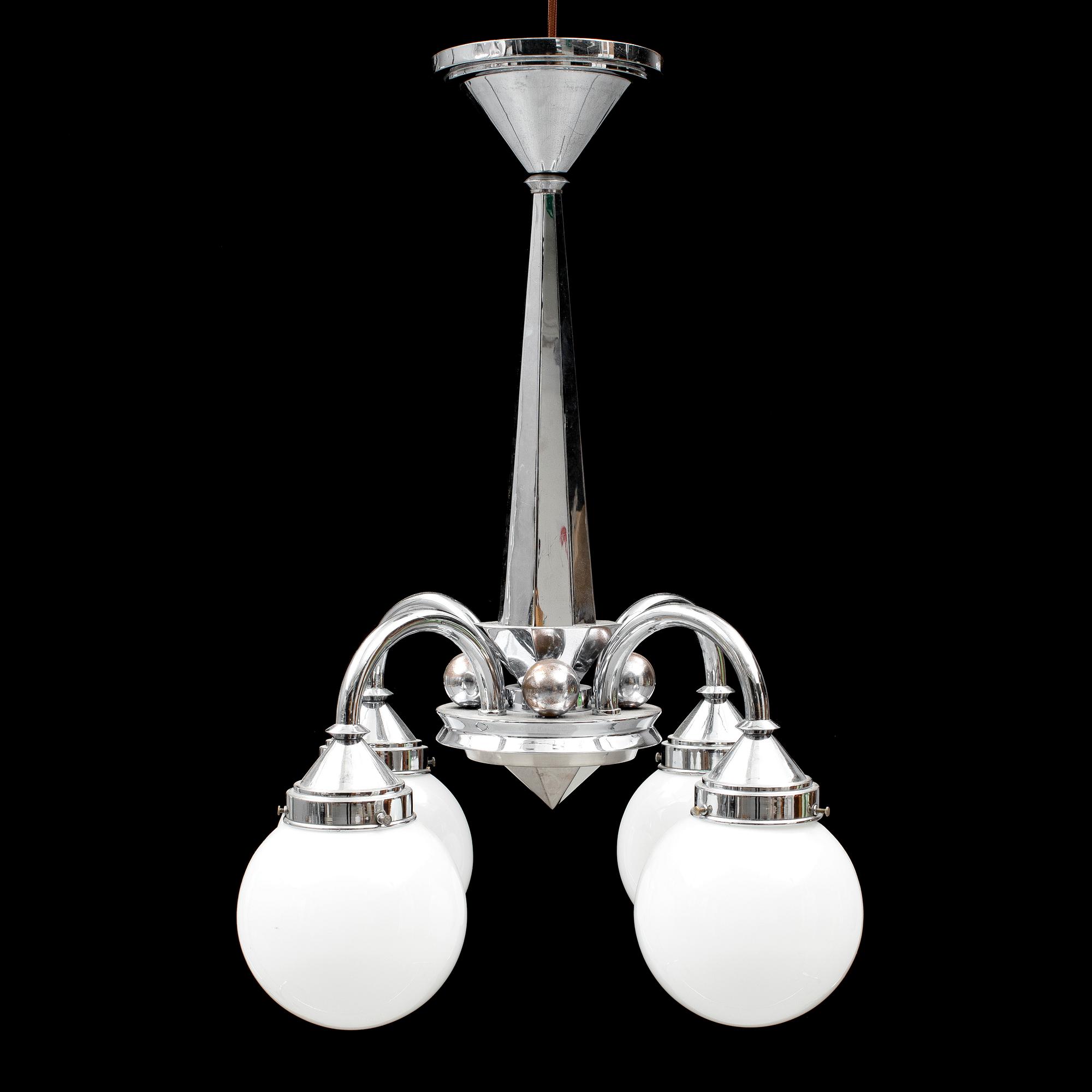A 1930s ceiling light.