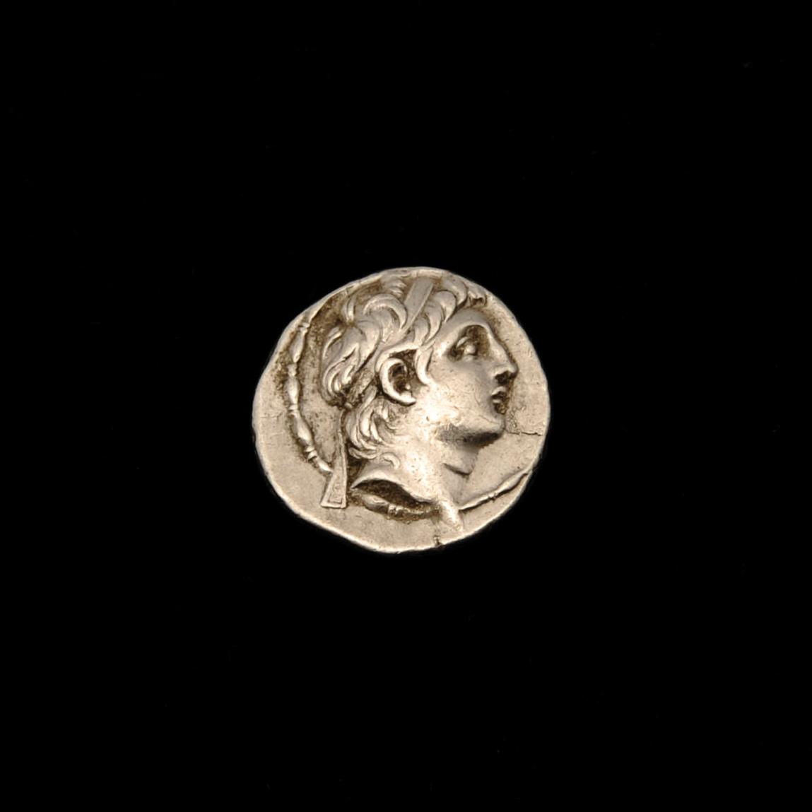 MYNT, silver, drakhma, Seleukiderriket, Antiokhos VII Sidetes (138-129 f.Kr). Vikt ca 4,2 g.