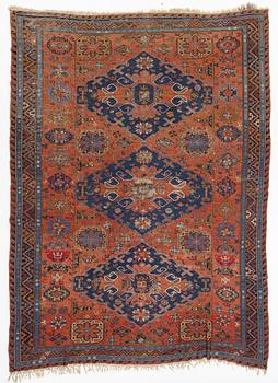 A soumac carpet, East Caucasus, ca 372 x 275 cm.