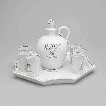 PARTI PORSLIN, 9 delar, Meissen, 1900-talets mitt / andra hälft.