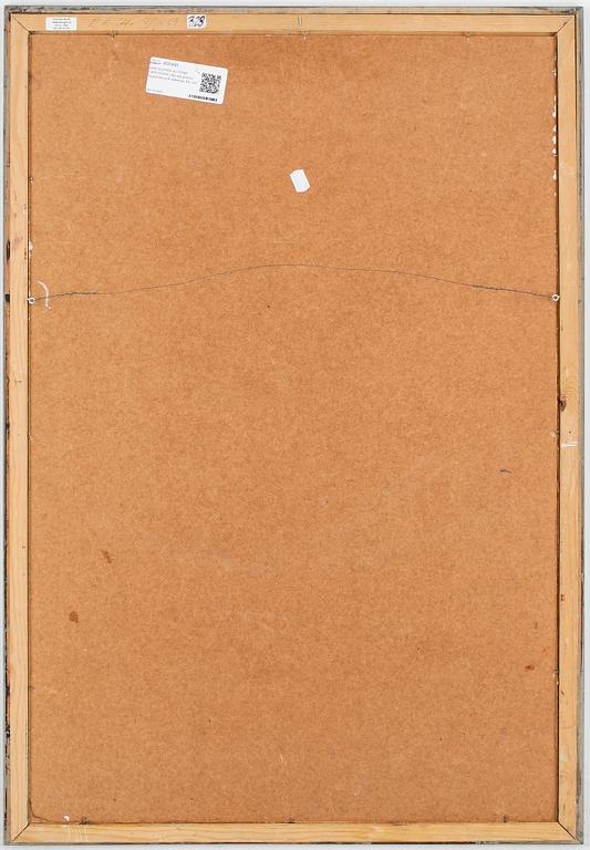 JAN SIGFRID ALFONS CARLSSON, olja på pannå. Signerad och daterad 65.