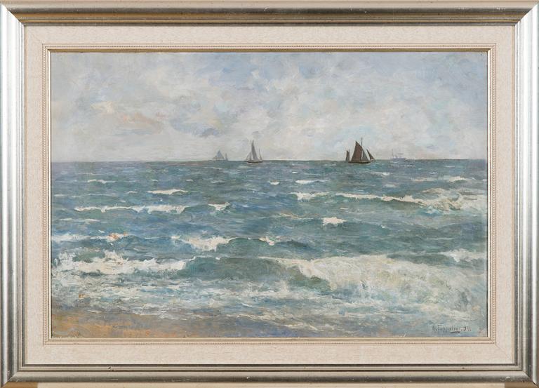 WOLDEMAR TOPPELIUS, SHIPS AT SEA.