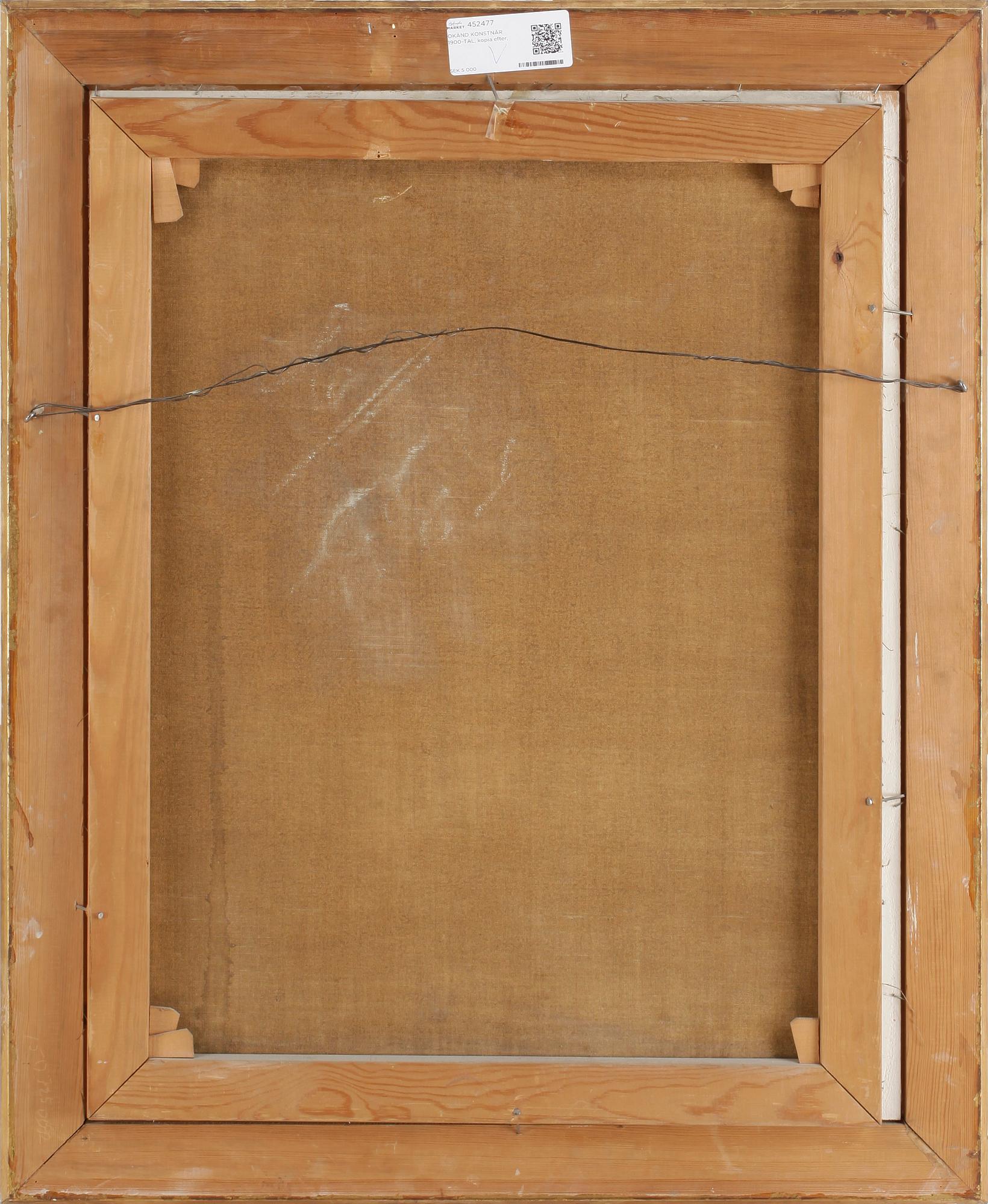 CARLO DOLCI, kopia efter, olja på duk, ej signerad.