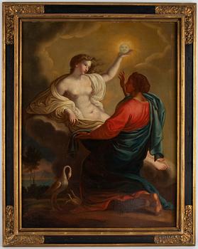 Pompeo Girolamo Batoni, hans krets, olja på duk.