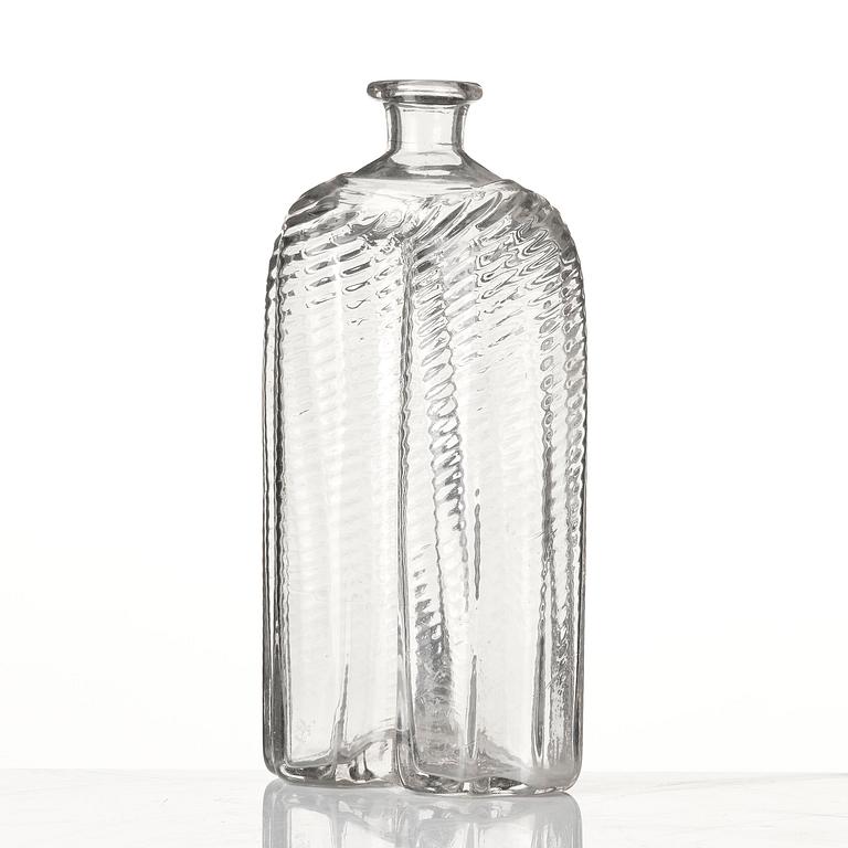 A  Swedish glass bottle, Skånska Glasbruket, 18th century.