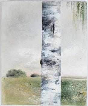 Inge Pettersson, "Vårbjörk", triptyk.