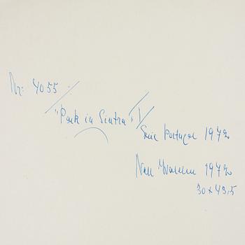 NELL WALDEN, mixed media on paper, signed and dated -72.