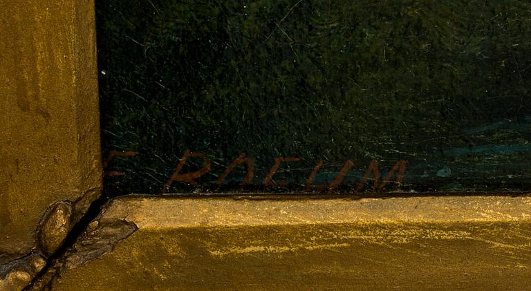 EDUARD BOEHM, oil on canvas signed.