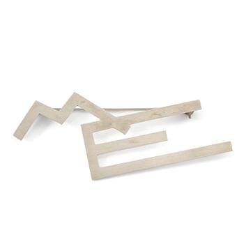 366. Wiwen Nilsson, a monogram brooch, sterling silver, Lund 1968.