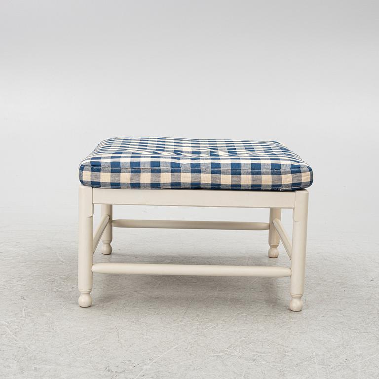 Footstool, "Medevi Brunn", from IKEA's 18th-century series, 1990s.