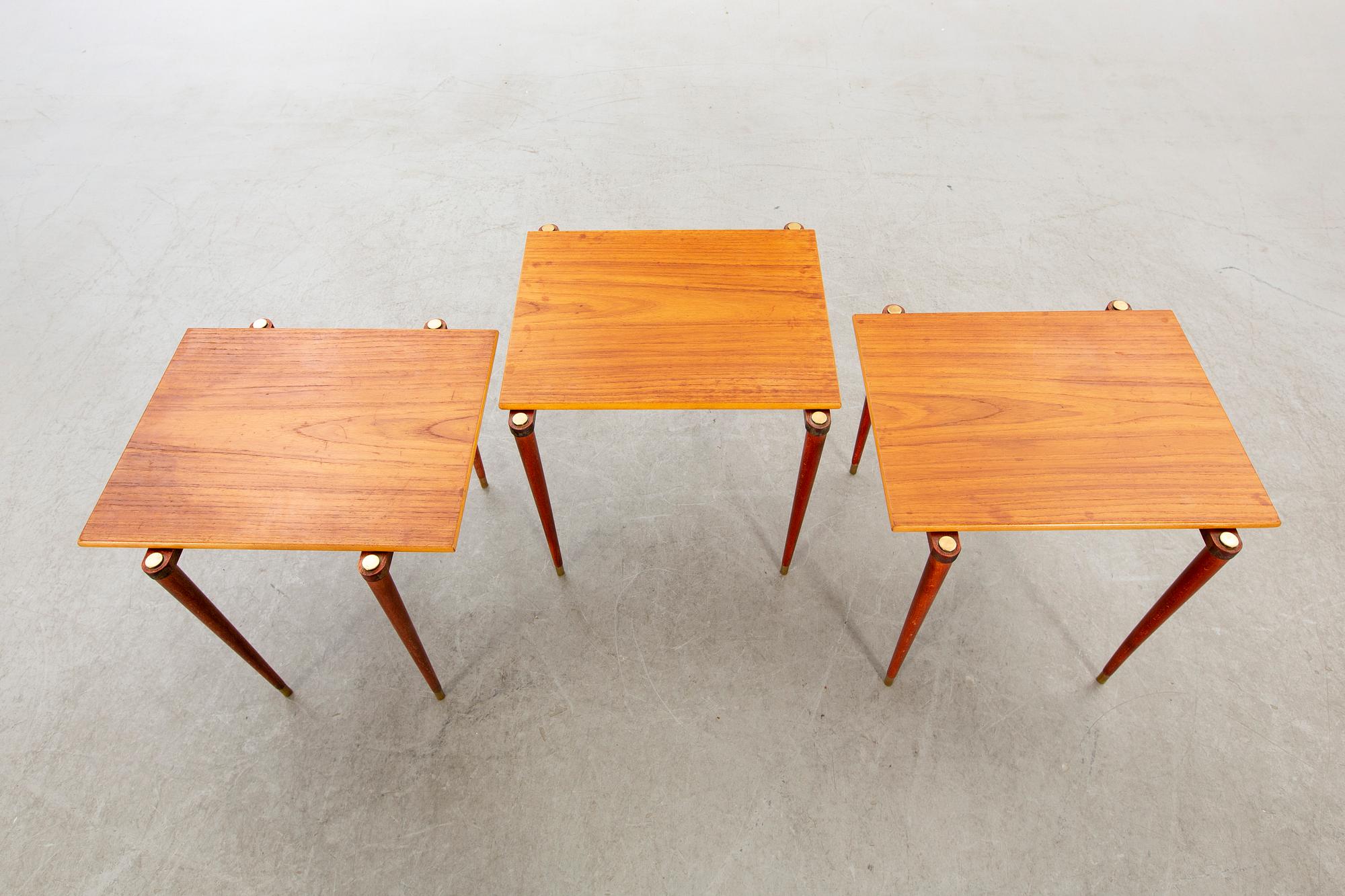 Satsbord, 3 delar, 1950-tal.