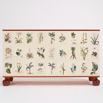 Josef Frank, a mahogany chest of drawers 'Florabyrå Linné', Svenskt Tenn, Sweden 2007, model 1050, jubilee ed. 31/50.