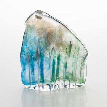 Helena Tynell, a 'Perho' vase, signed Riihimäen Lasi Oy, Helena Tynell.