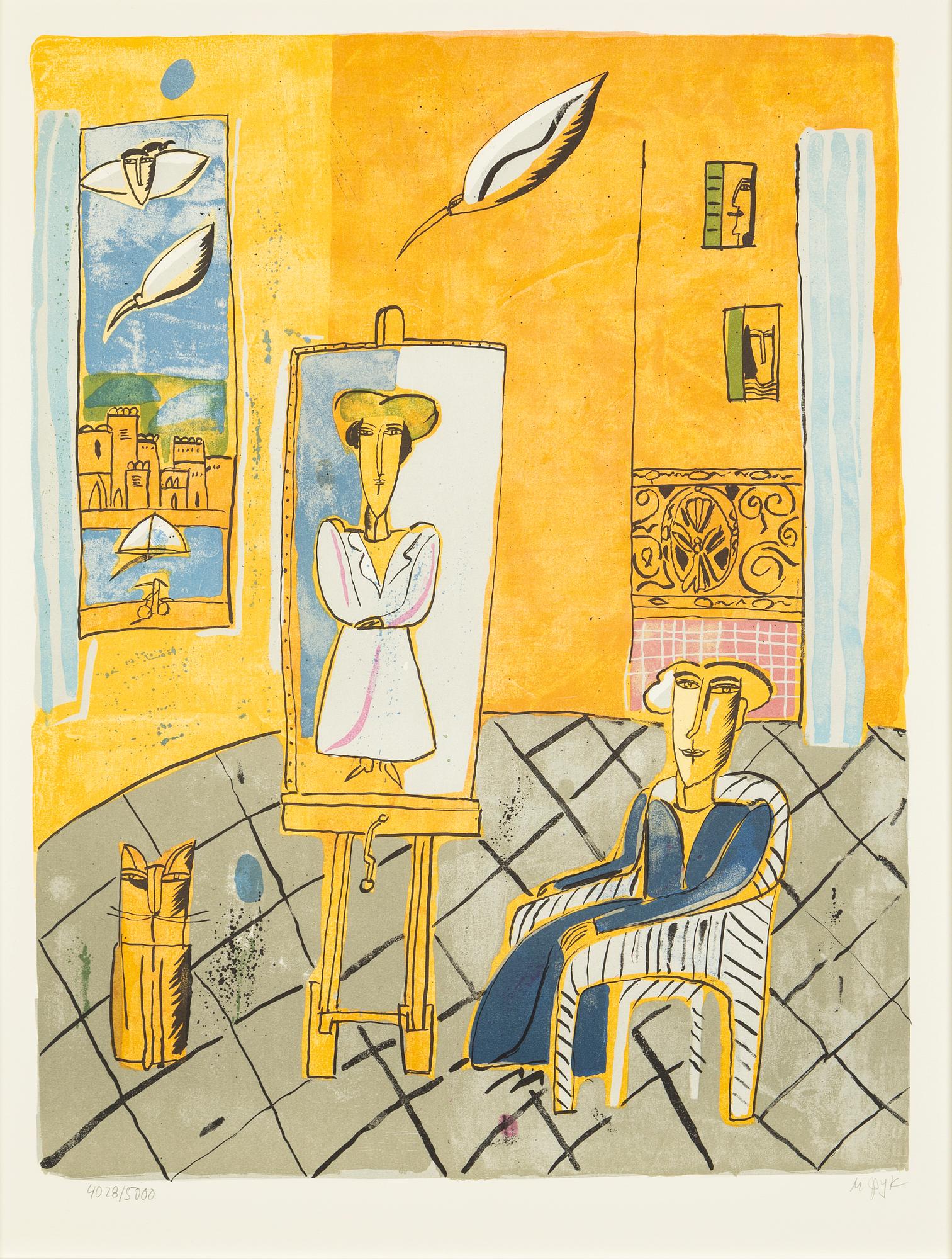 Madeleine Pyk, "I ateljén".