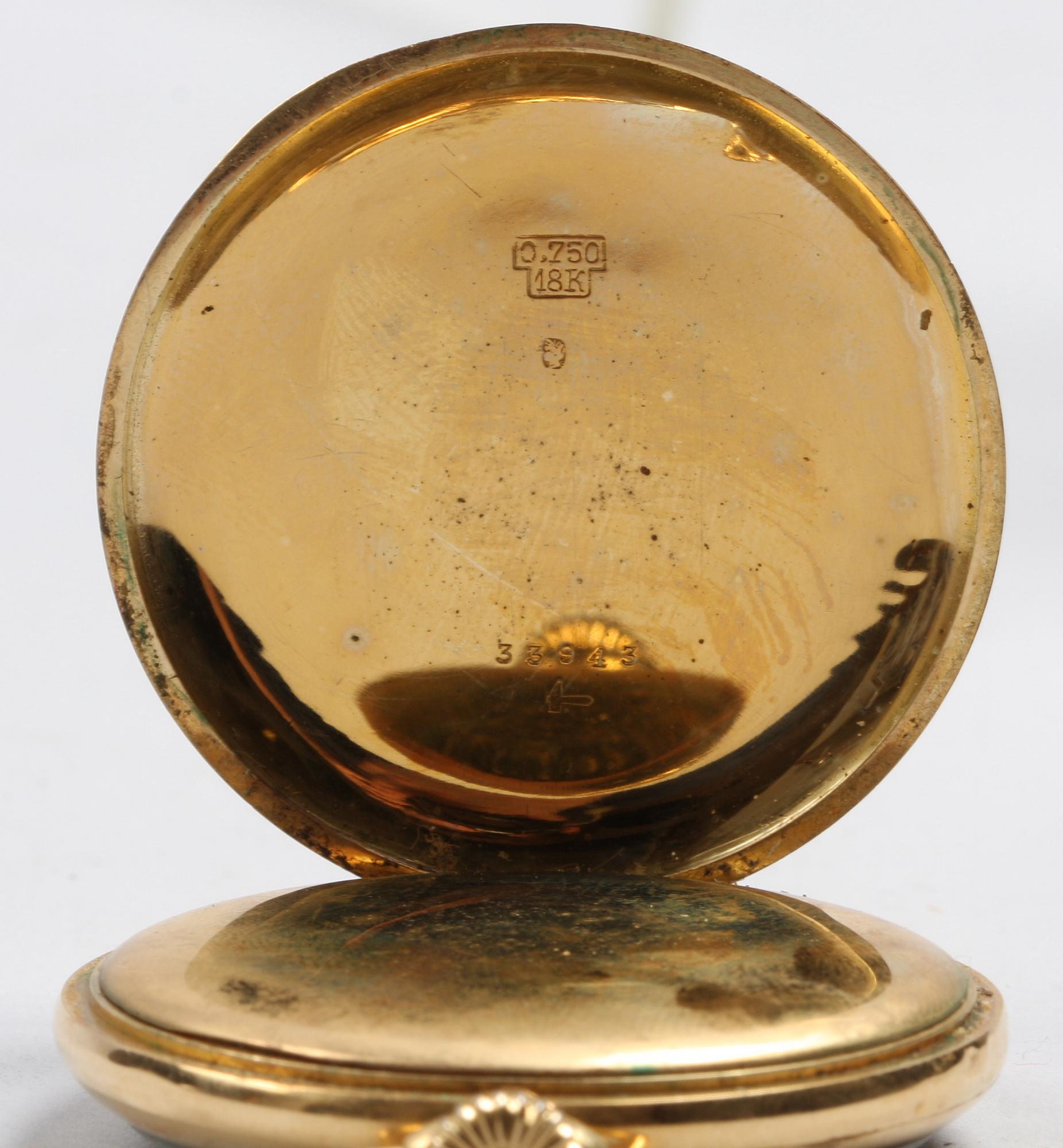 FICKUR, 18 K guld.