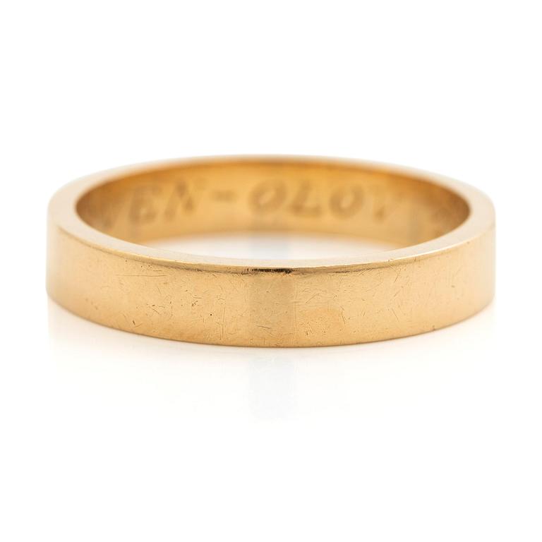 Wiwen Nilsson, a ring, 18K gold, Lund 1956.