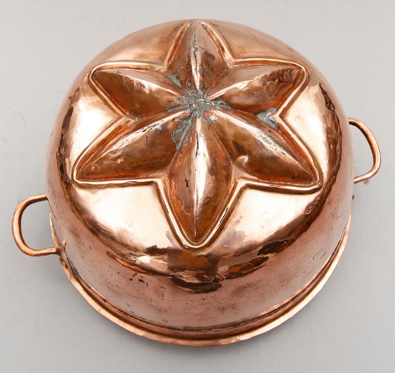 ALADÅBFORM, koppar, 1800-tal.
