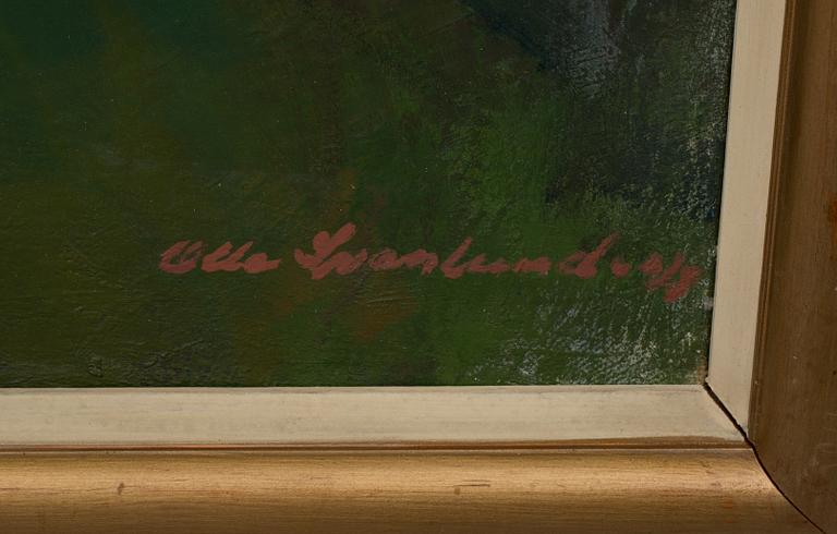 OLLE SVANLUND, olja på duk, sign och daterad -48.
