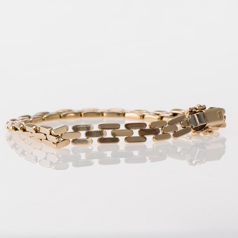 ARMKED, 14K guld. Vikt ca 13,7 g.