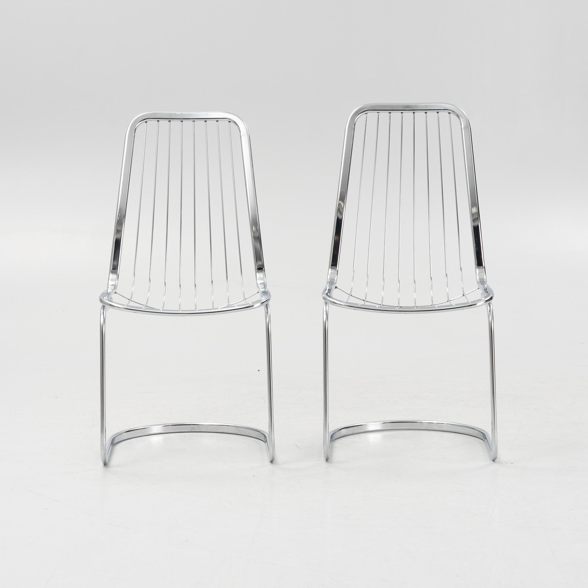 Gastone Rinaldi, a dining table and four chairs, Italy, 1960's/70's.