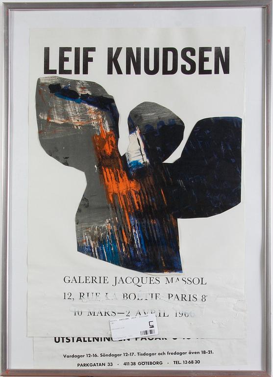 KNUDSEN, LEIF. Collage.