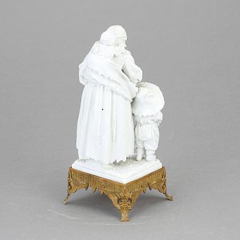 FIGURIN, porslin, Sèvres-liknande märke, 1800-tal.