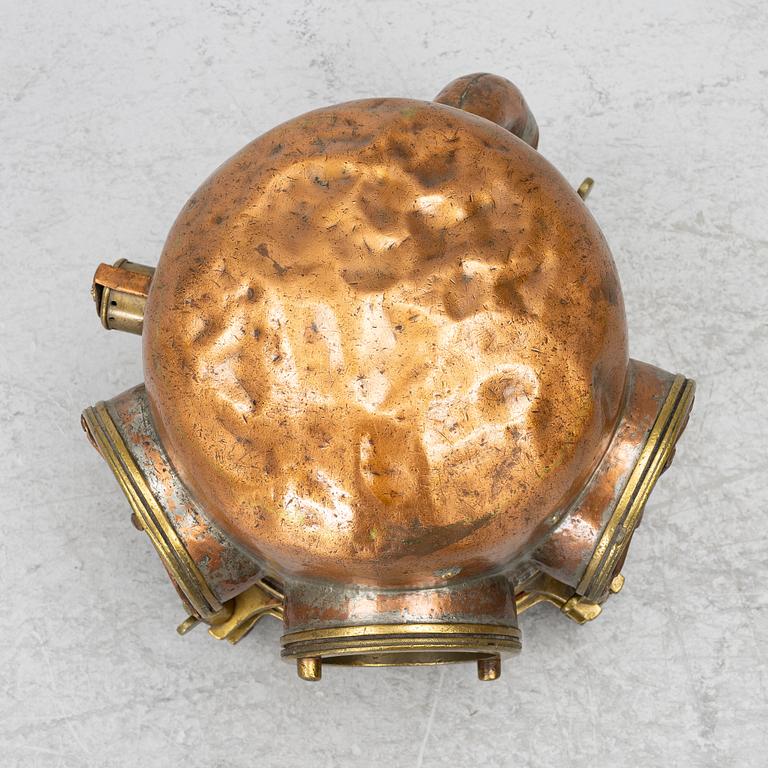 Diving helmet, for deep-sea divers, circa 1900 (before 1904),  C.A. Lindqvist (Carl Axel L 1828-1904).