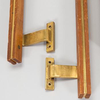 Aarne Olavi (Olli) Kuusi, dörrhandtag, tre par, modell 205, tillverkare Primo Oy, 1900-talets senare hälft.