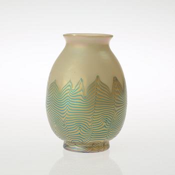 An opalescent glass vase, Loetz, 1920's.