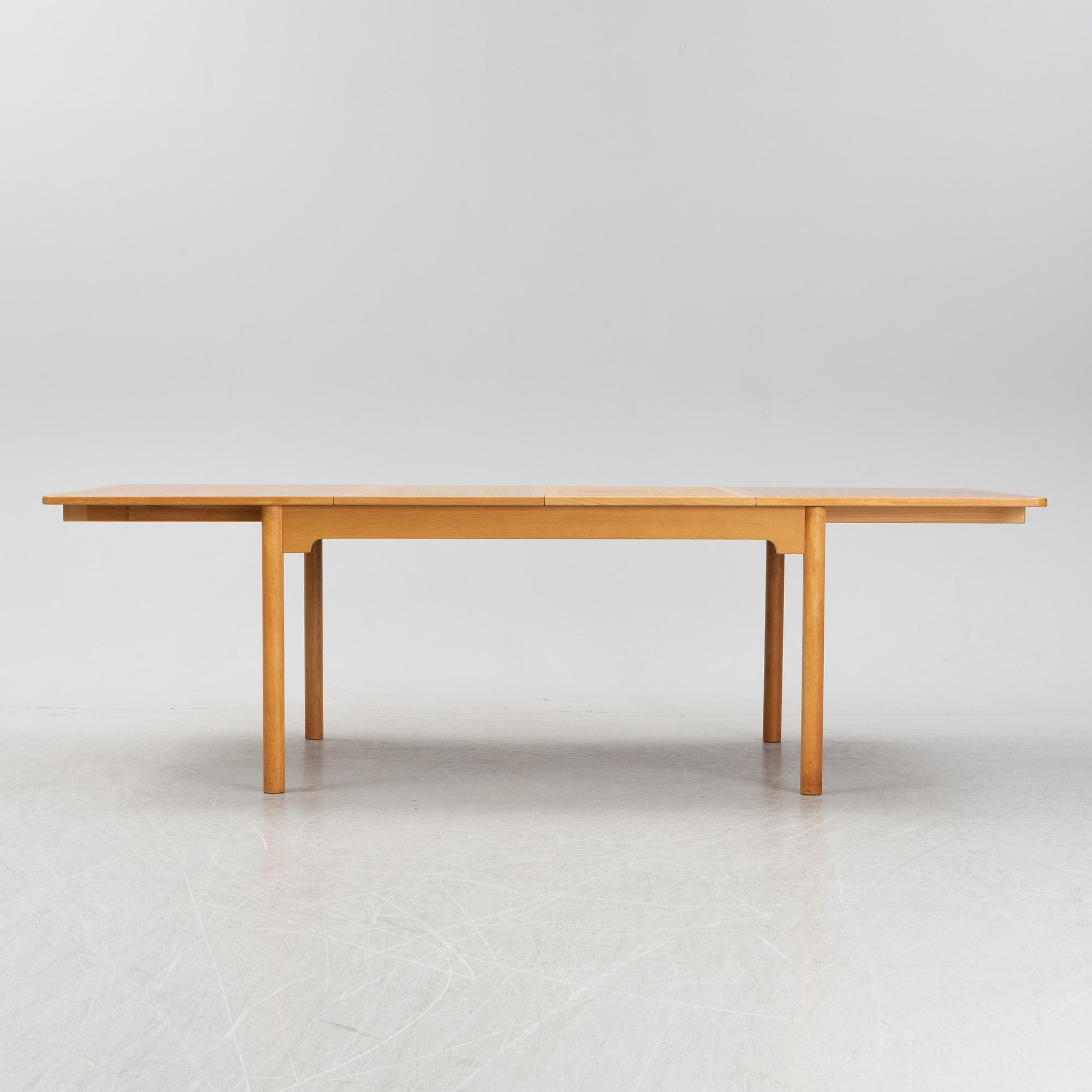 Børge Mogensen, an 'Öresund' dining table and six chairs, second half of the 20th Century.