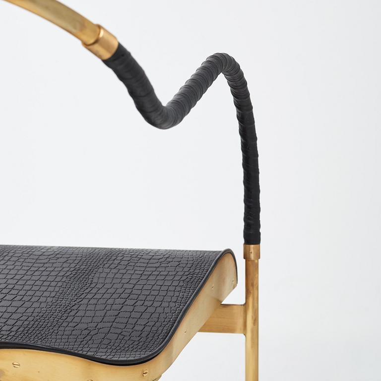 Mats Theselius, an "el Rey" easy chair by Källemo Sweden, post 1999.