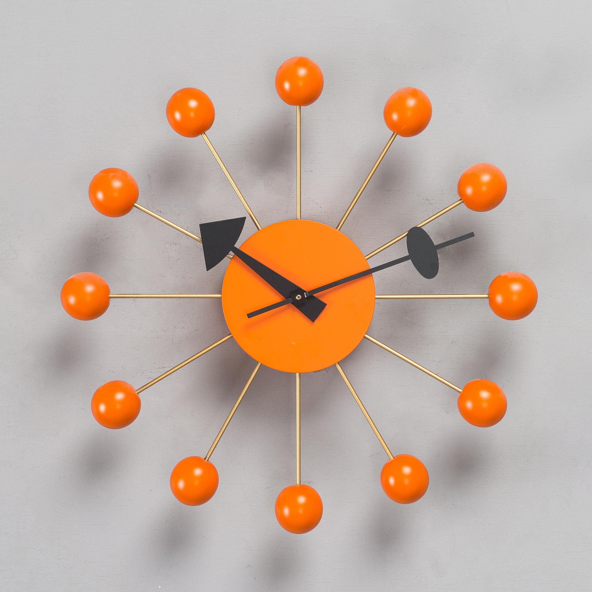 George Nelson, a 21st century 'Ball Clock' wall clock, Vitra Design Museum.