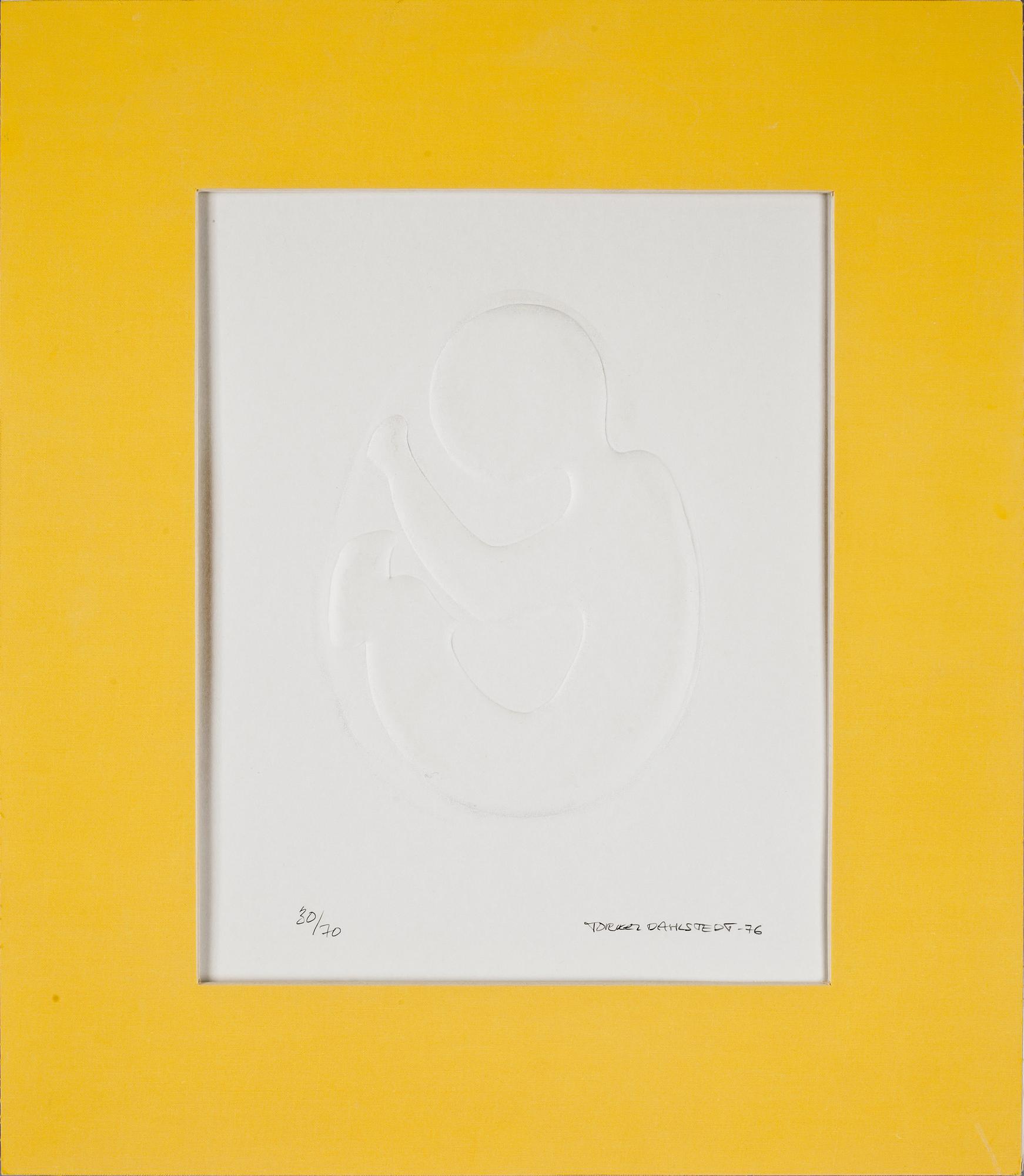 TORKEL DAHLSTEDT, reliefgravyrer 4 st. Sign o dat -76. Numr 30/70.