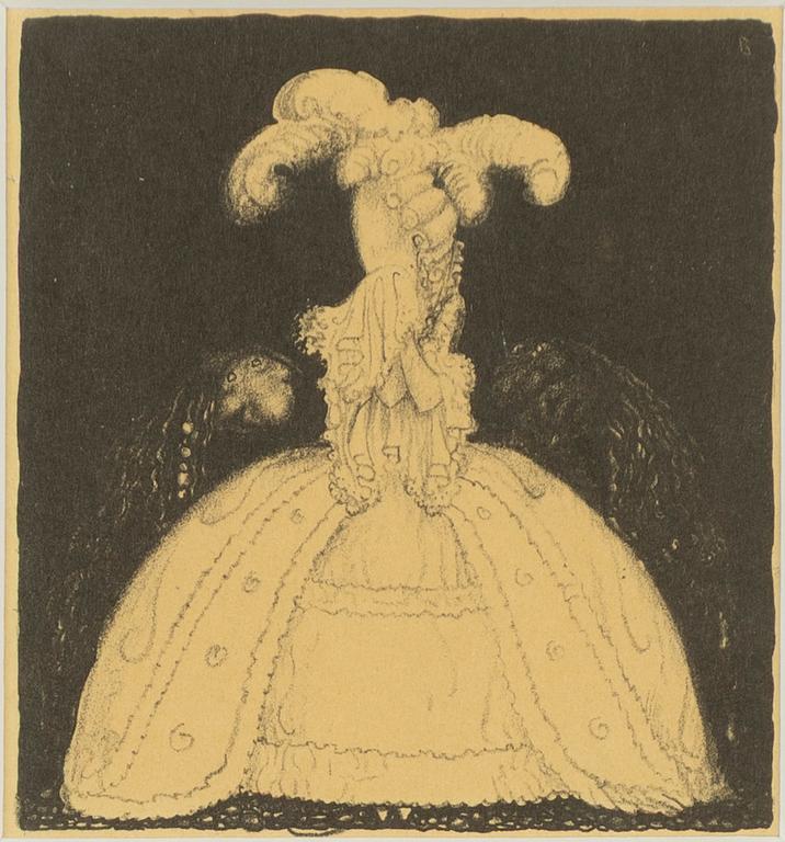 John Bauer, "Två friare".
