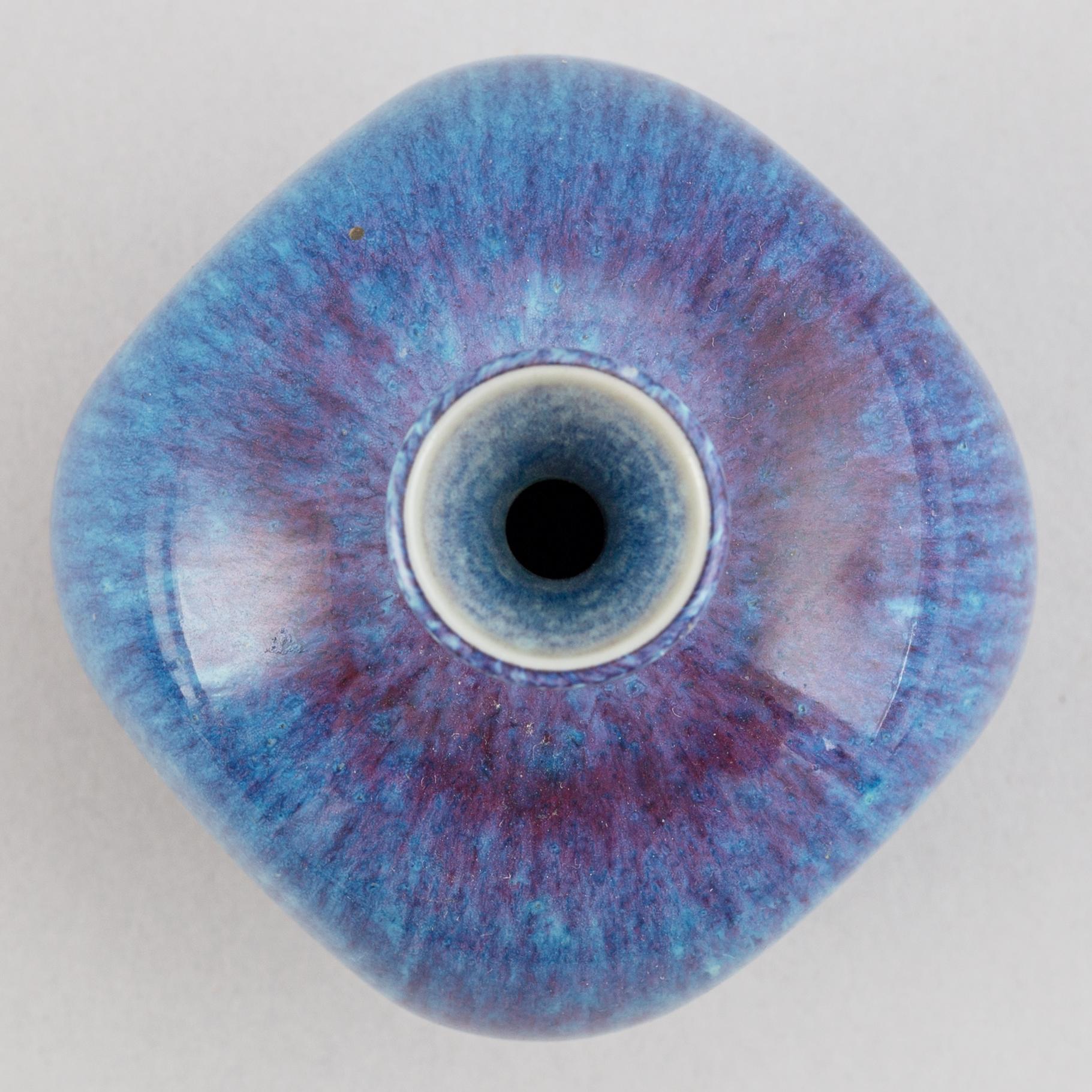 Berndt Friberg, two stoneware vases, Gustavsbergs studio, mid 20th Century.