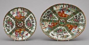 PARTI PORSLIN, 4 delar, Kina, 1800/1900-tal.
