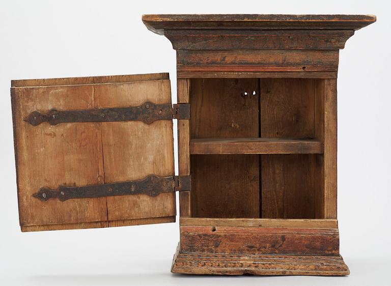 HÄNGSKÅP, Allmoge, Rättvik, Dalarna, 1770-tal.