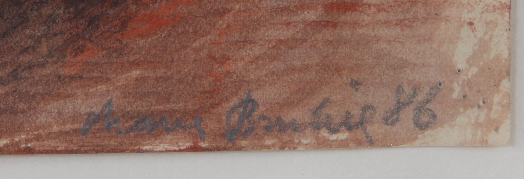CHANNA BANKIER, blandteknik, sign o dat -86.