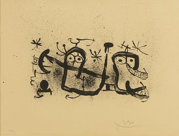 Joan Miró, "Ma de proverbis".
