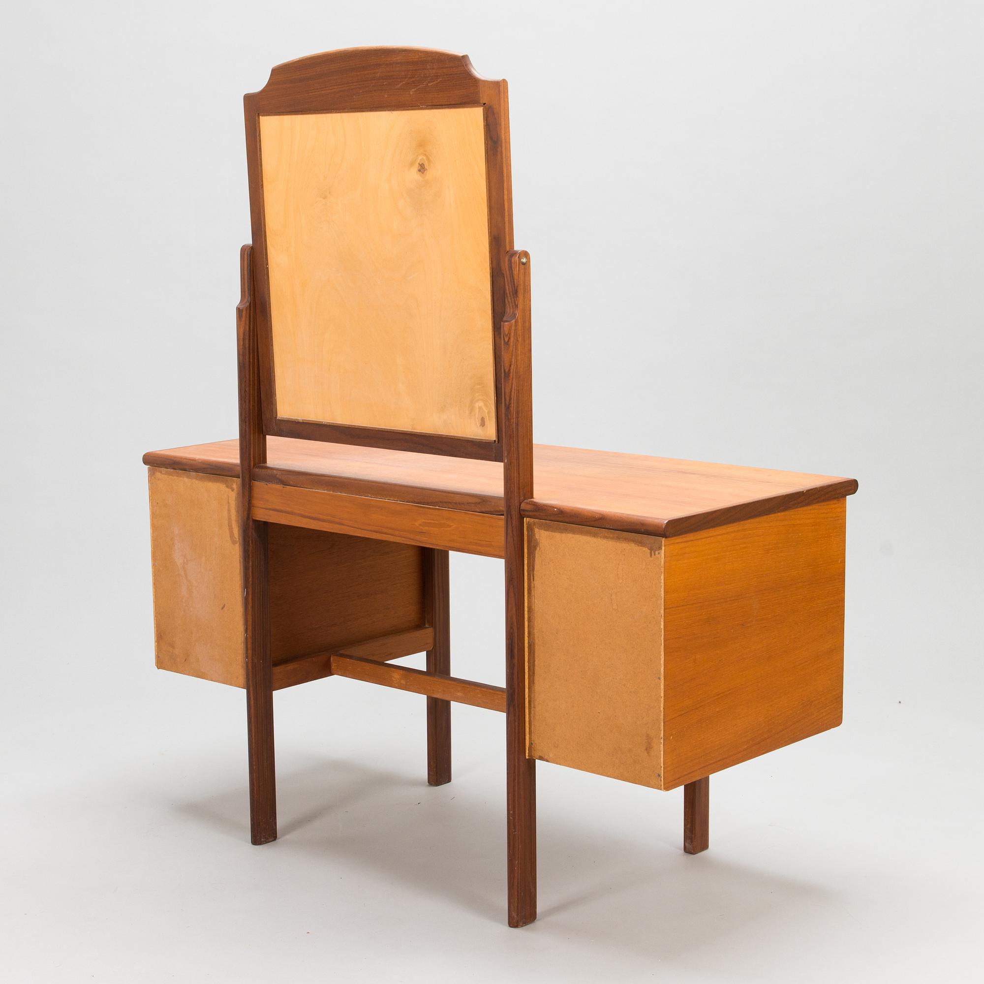 Toalettbord, teak, 1950/60-tal.