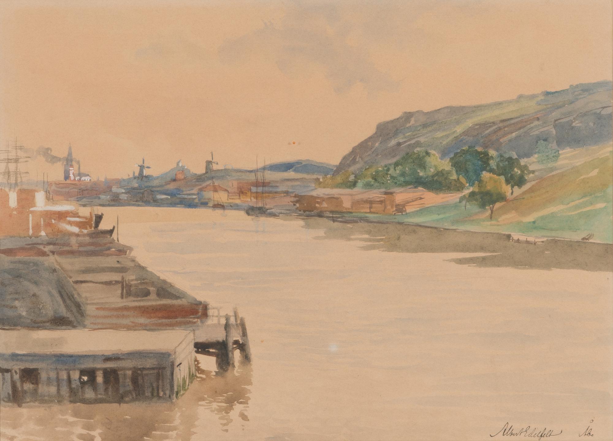 Albert Edelfelt, Vy från Aura å.
