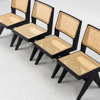 Pierre Jeanneret, four '005 Capitol Complex' chairs, Cassina.