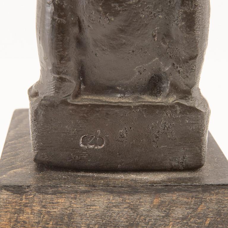 Carl-Einar Borgström, signed metal sculpture.