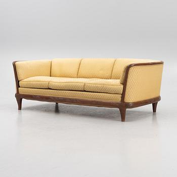 Carl Malmsten, a rare sofa, Cabinetmaker Albin Johansson, Stockholm, 1946.