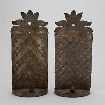 LAMPETTPAR, plåt, 1800-talets slut.