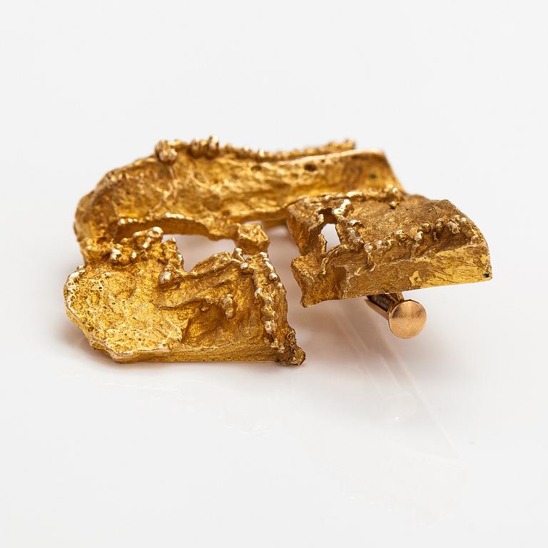 Björn Weckström, A 14K ogld brooch "Dinosaurus". Lapponia 1974.