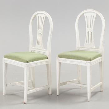 STOLAR, ett par. Gustavianska. 1800-talets början.