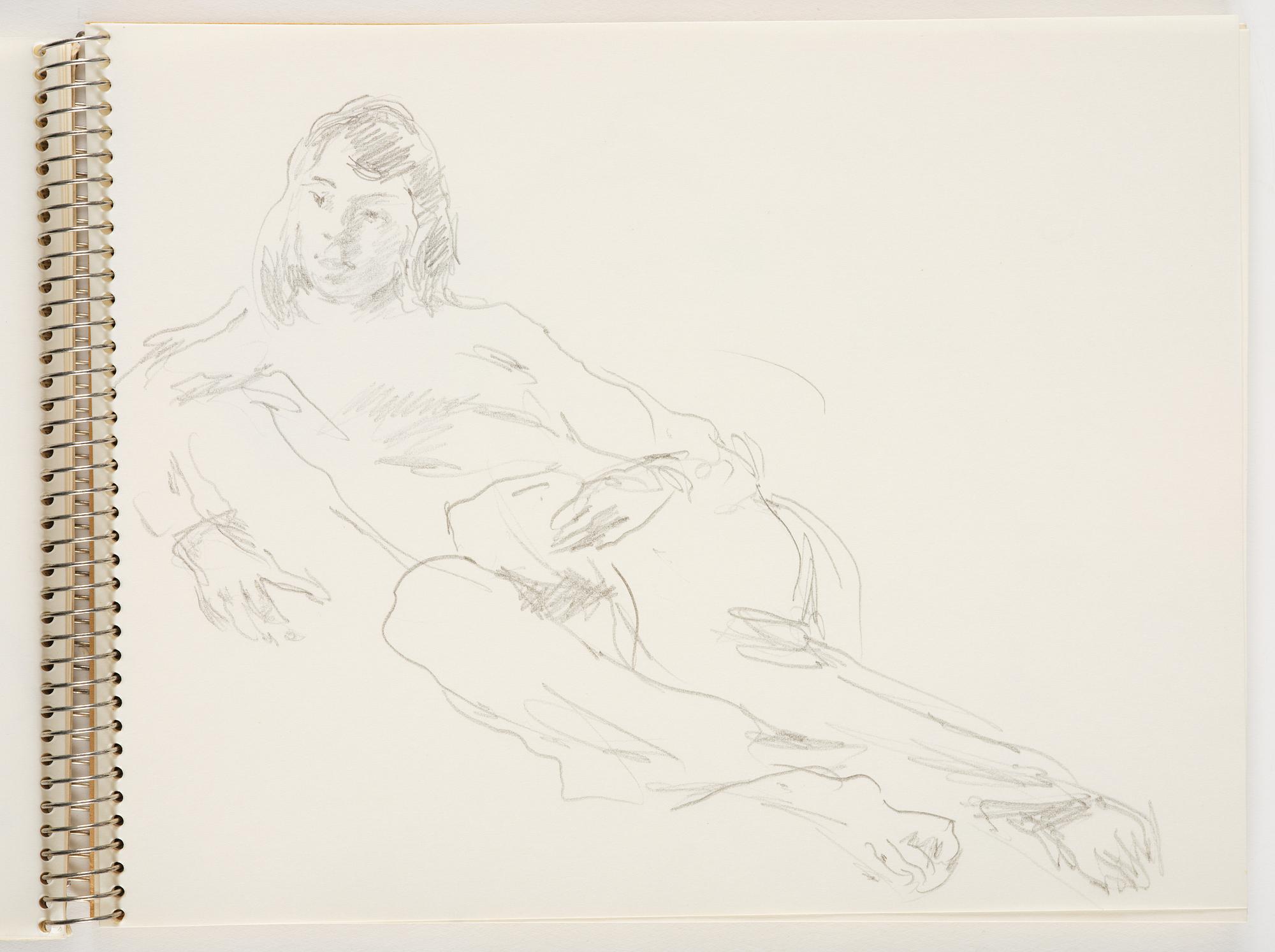 Lotte Laserstein, Sketchbook with approximately 42 drawings, of which 1 is signed.