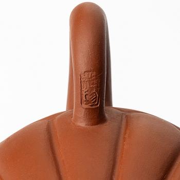 Zhou Guizhen, A Chinese yixing 'chrysanthemum' teapot, 1980/90s.